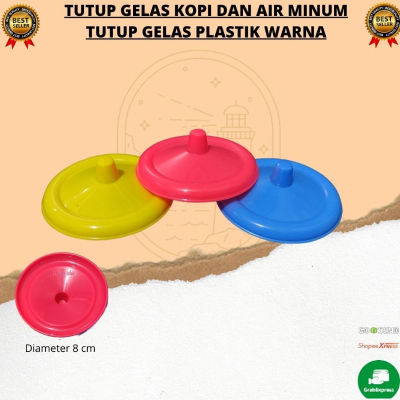 NEW!! TUTUP GELAS PLASTIK / TUTUP GELAS KOPI DAN AIR MINUM