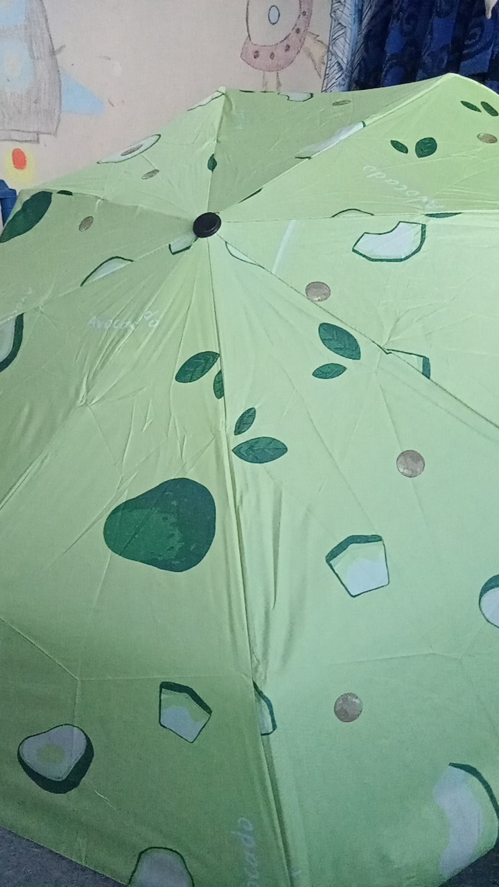 Payung Lipat Premium Anti Sinar Uv Matahari Panas Hujan Protection - Light Blue