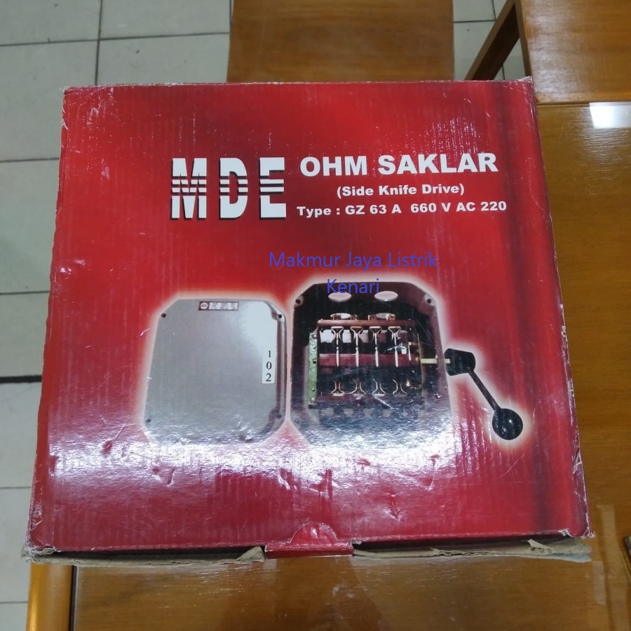 MDE OHM SAKLAR MDE 63 AMPERE / Ohm Saklar 63 A MDE / GZ