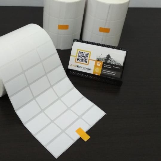 

➱ KERTAS STICKER LABEL PRINTER BARE 33 X 19 MM - 3 LINE - SEMICOATED ۝