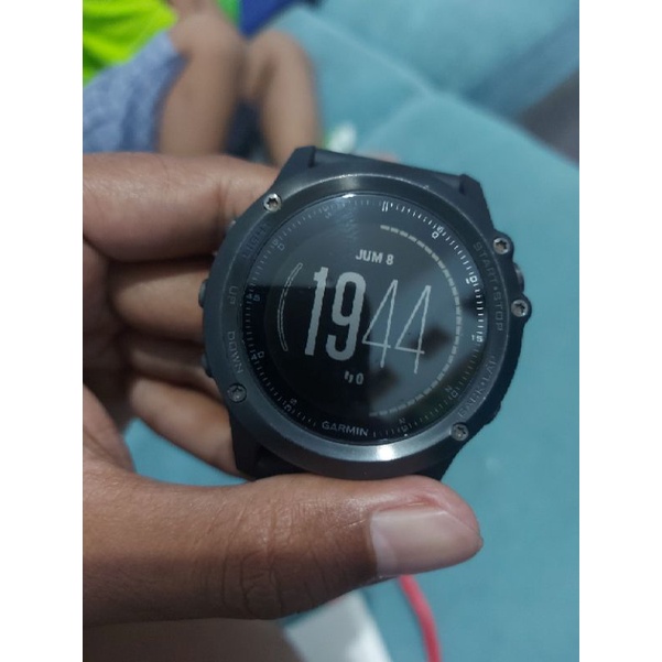 Jam Garmin Fenix 3 HR Sapphire Second