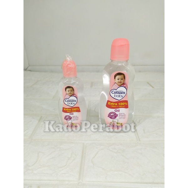 cussons baby oil almond &amp; rose oil 100+100 ml