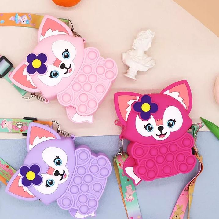 NEW ARRIVAL !! 12.12 Tas Slempang Anak Sling Bag Pop It Mini Varian Model Cute Fashion Anak Import F