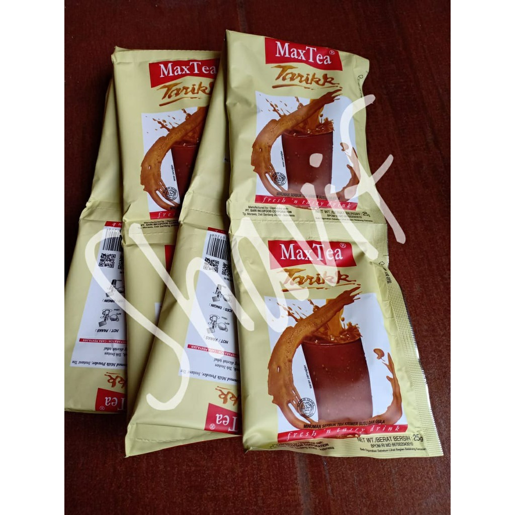 

Kardusan & Eceran Max Tea Tarik Renceng (10 pcs x 25 gram)