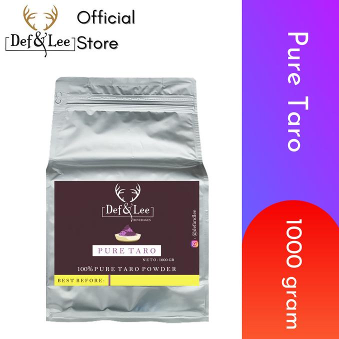 

[COD] Pure Taro Powder (Bubuk Ubi Ungu Murni) Pack 1000 Gram [COD]