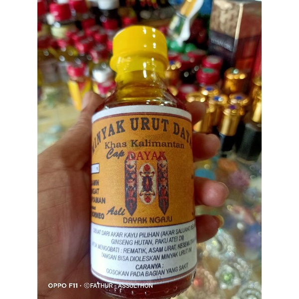 

Minyak Urut dayak/100%Asli Ramuan Dayak Kalimantan