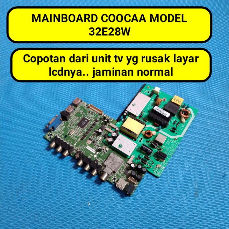 mainboard tv coocaa Coca 32E28W seken