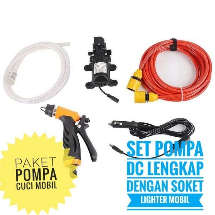 SUPER EXLUSIVE    Alat Semprotan Air Busa Ez Jet Water Canon Cuci Motor Mobil Nozzle    .