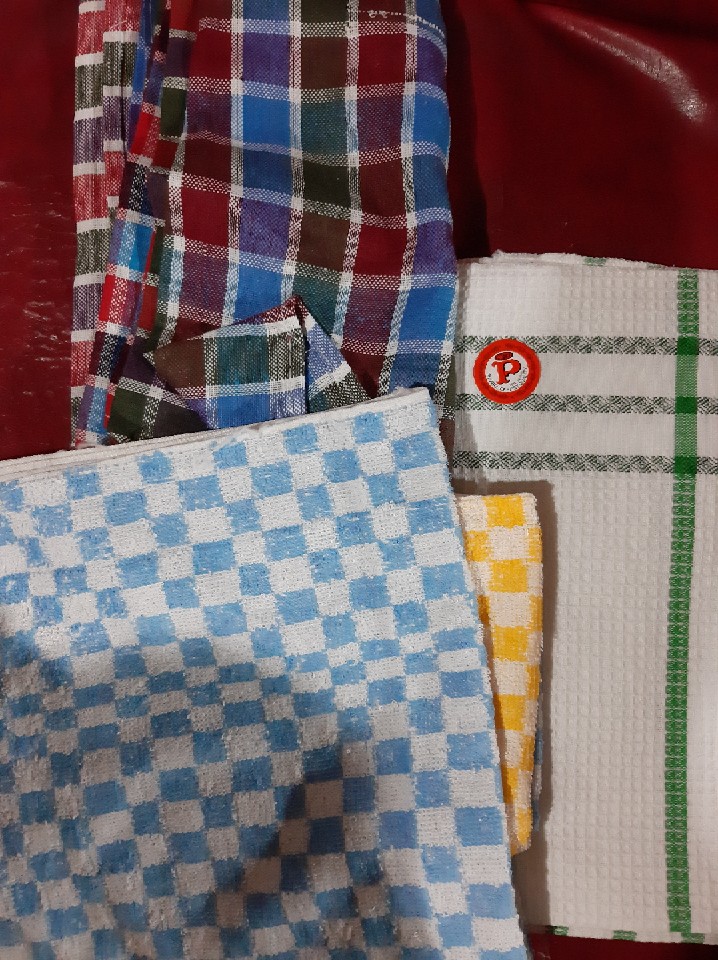 Lap Katun Dapur / Serbet Jumbo 58x65cm / Lap Piring Tebal