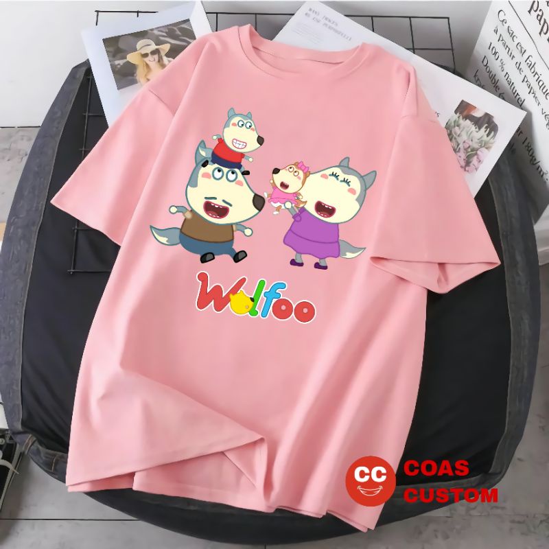 BAJU KAOS WOLFOO KAOS ANAK