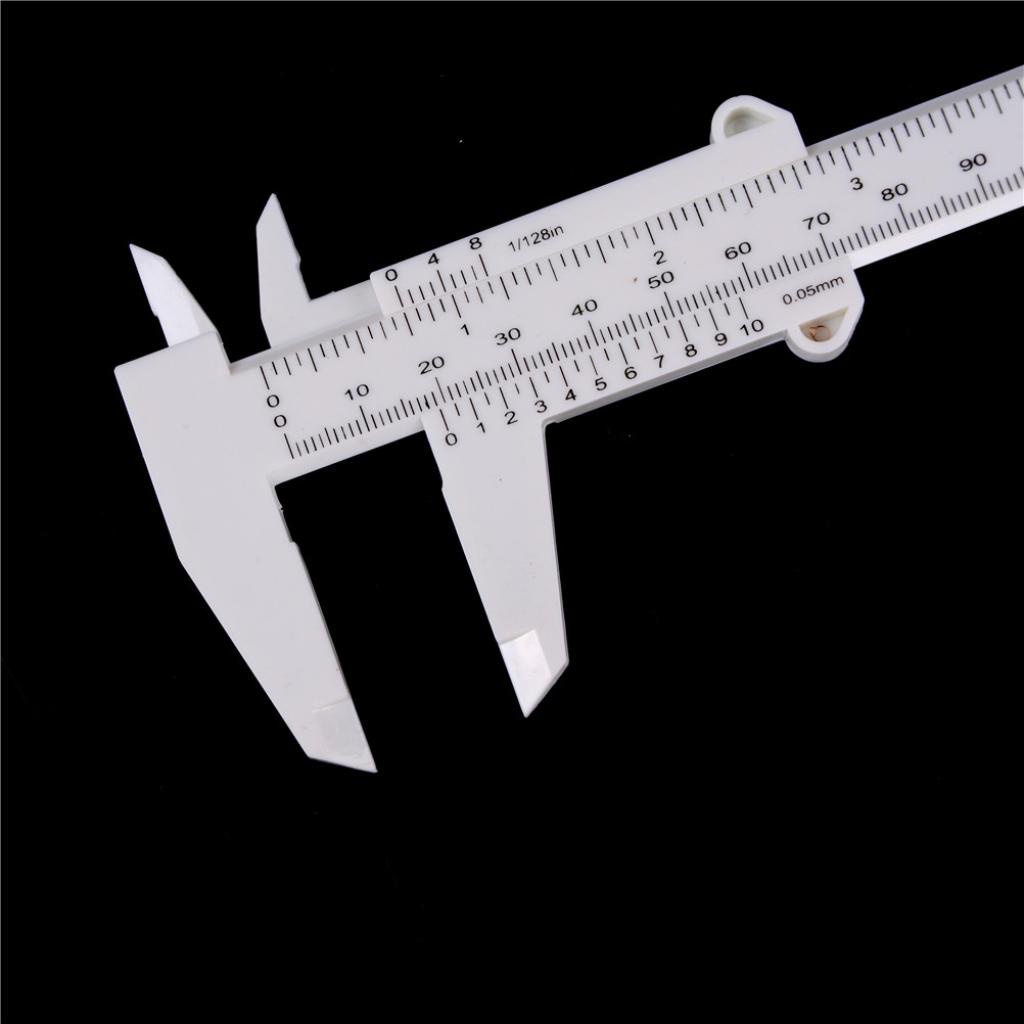 Alat Ukur Perhiasan Model Geser Bahan Plastik Ukuran 6 Inch 150mm 1 In 1