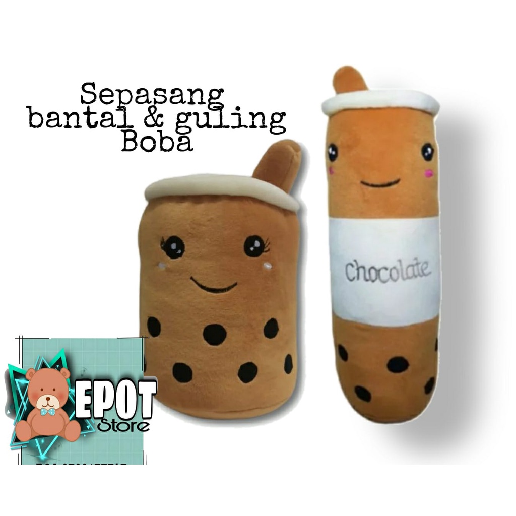 BONEKA GULING & BANTAL BOBA 1 PAKET TERMURAH