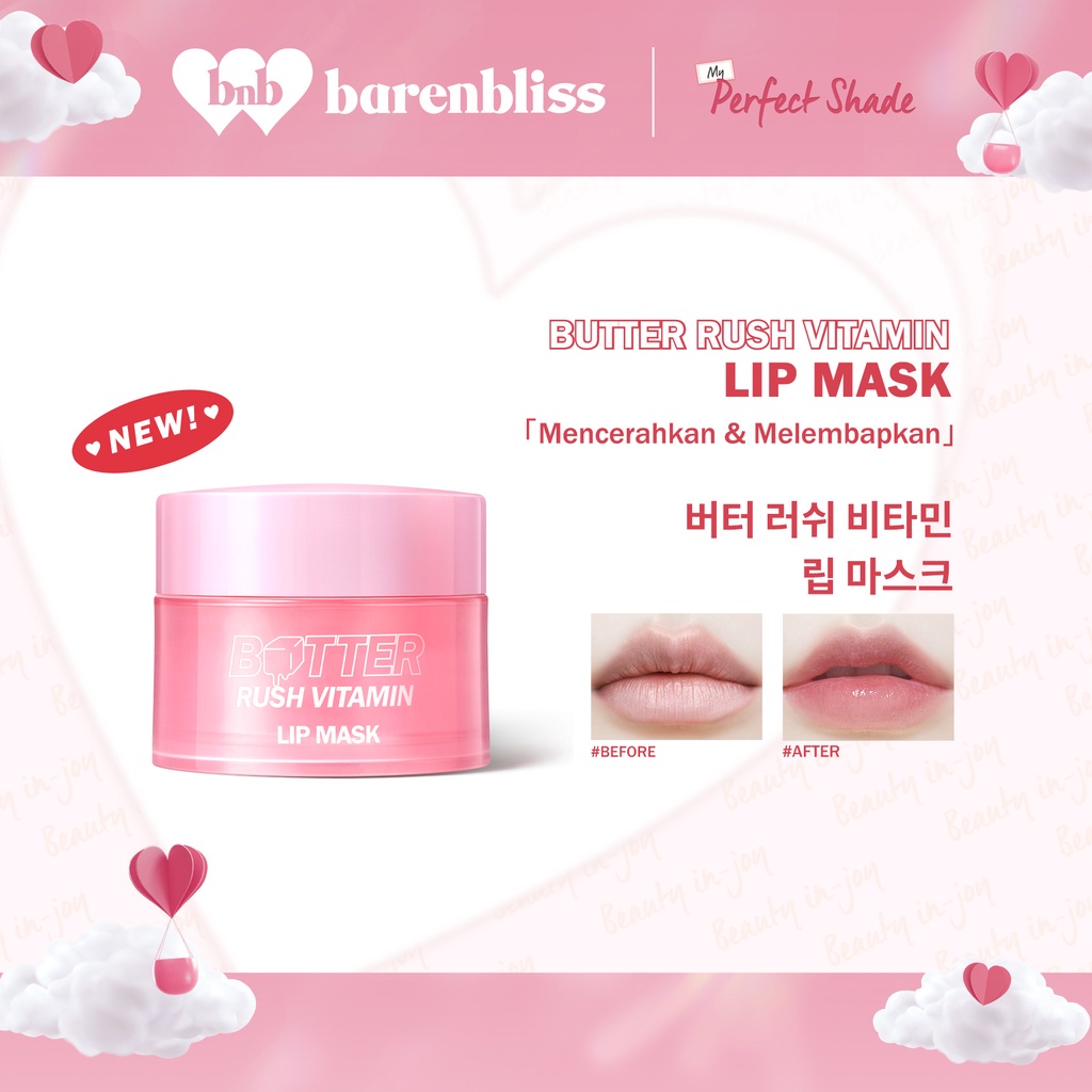 BNB BARENBLISS BUTTER RUSH VITAMIN LIP MASK (New Packaging)