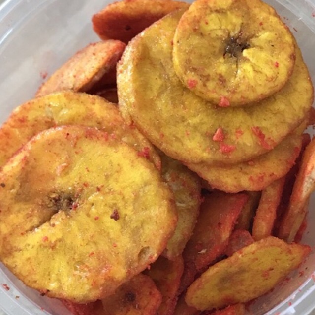 

150 gram KERIPIK PISANG BALADO BULAT MANIS | Keripik Pisang BALADO PEDAS MANIS GURIH | jajanan kekinian snack kiloan termurah