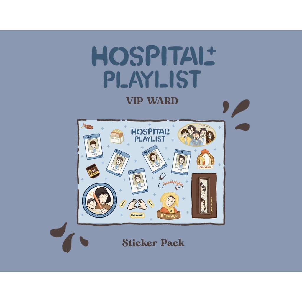 Hospital Playlist Sticker Pack -  VIP Ward | Meet the Neighbors