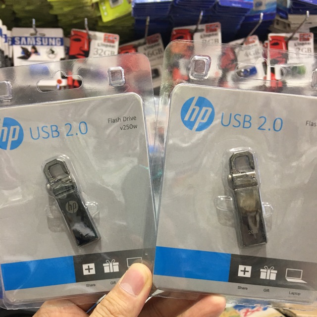 # HJ # FLASHDISK HP METAL 2GB / USB HP 2GB