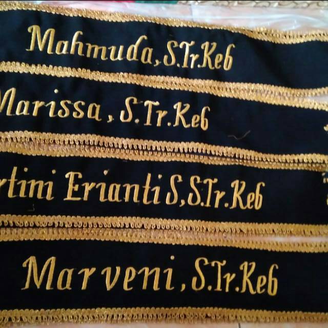 Selempang wisuda TK/SD RENDA