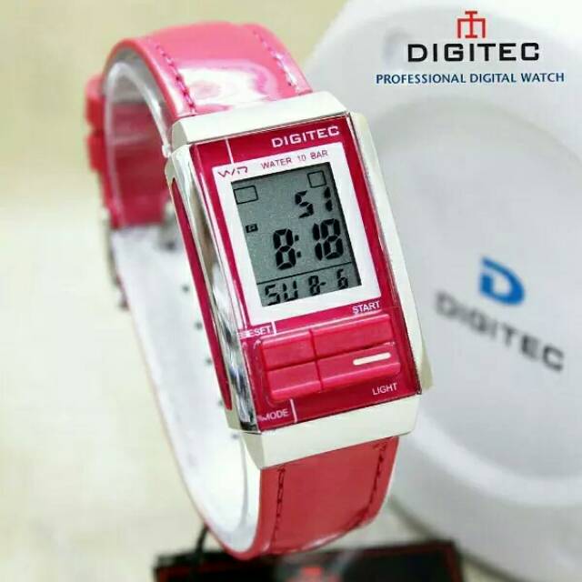 Jam Tangan Wanita Digitec DG 3052T Red Leather Original
