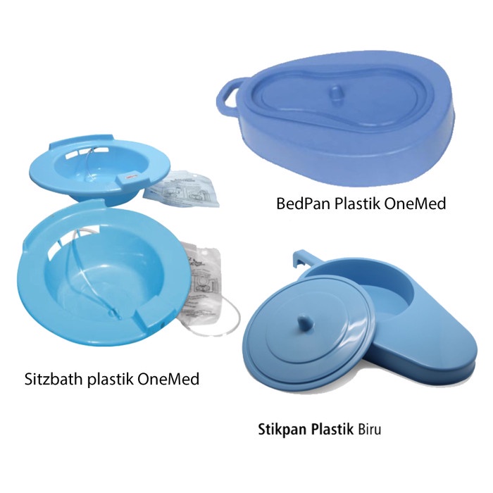 Tempat Buang Air Besar / Stikpan / BedPan / Sitzbath plastik OneMed - 10