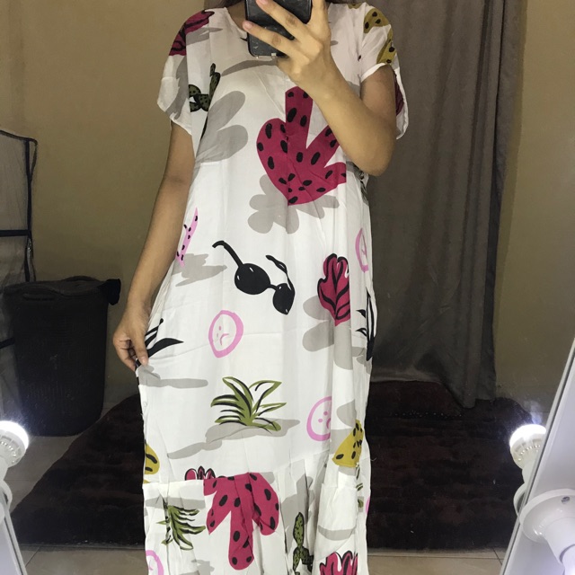 Daster  Busui Ruffle Rayon