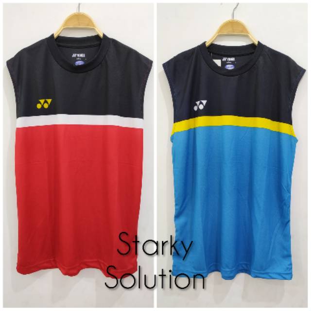  Kaos  Baju Singlet  Yonex  Minion Polos Kevin Marcus Y143 