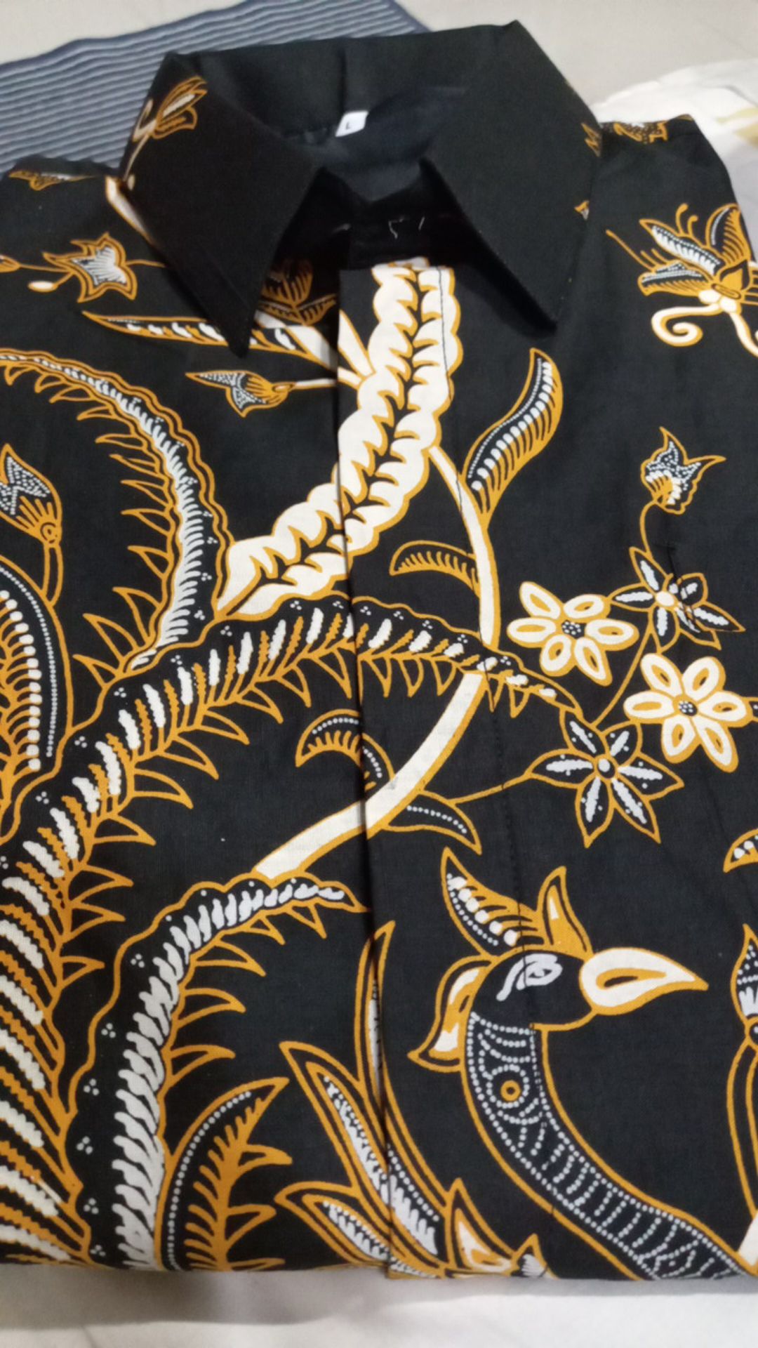 Kemeja Batik Solo Pria Lengan Panjang Full Furing Atasan Premium Cendrawasih Sogan Florist Perwira