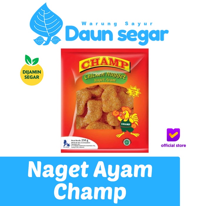 

Chicken Nugget Champ 250gram - naget ayam