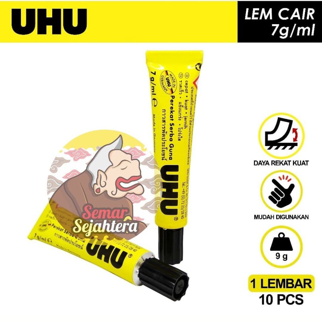 

[PCS] LEM CAIR UHU ALL PURPOSE 7 ML*