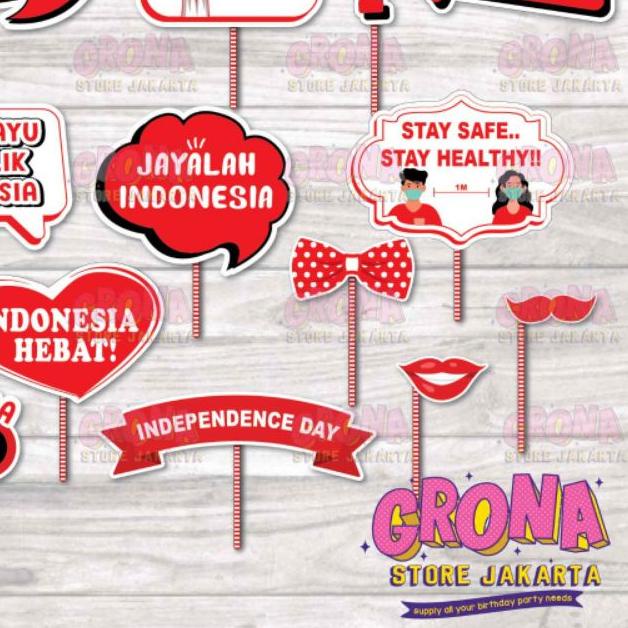 Photobooth Dirgahayu RI / 17 Agustus / Photo Props KEMERDEKAAN