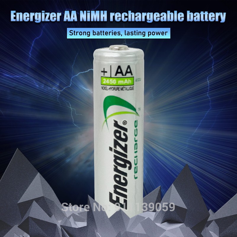 Energizer AA Rechargeable Baterai 1.2V 2450mAh Untuk kamera elektronik, mainan kamera