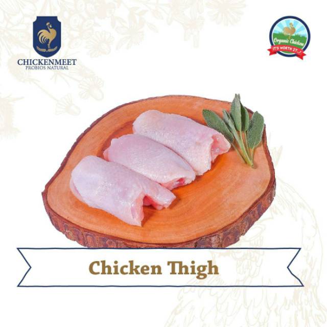 

Organic Chicken Thigh / Ayam Organik Paha Atas - 500 gram