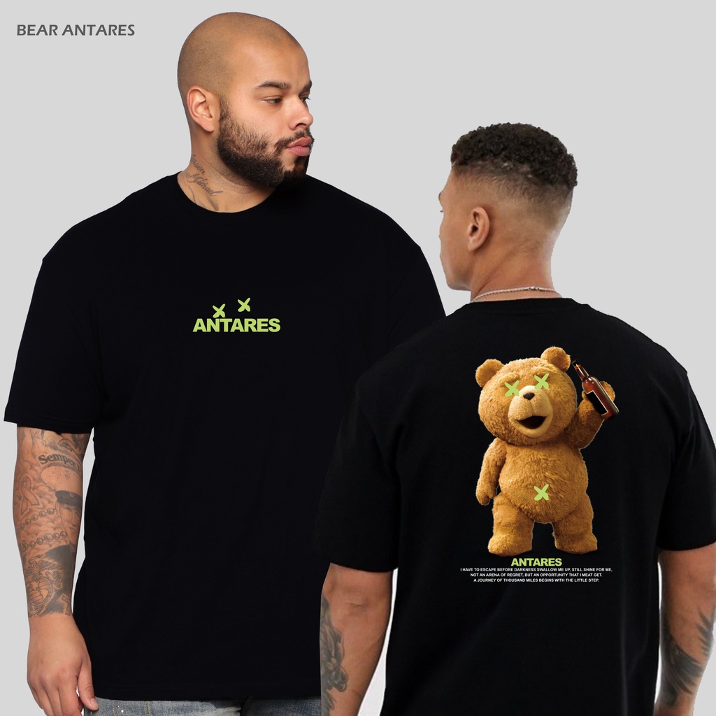 KAOS PRIA UKURAN JUMBO XXL - XXXL BIG SIZE ANTARES DISTRO