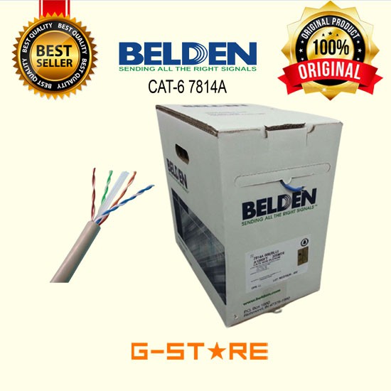 Belden Kabel UTP Cat 6 Cat 6e Cat6 Cat6e Kabel LAN Indoor UTP Kabel Lan UTP Cat6 BELDEN USA ORIGINAL