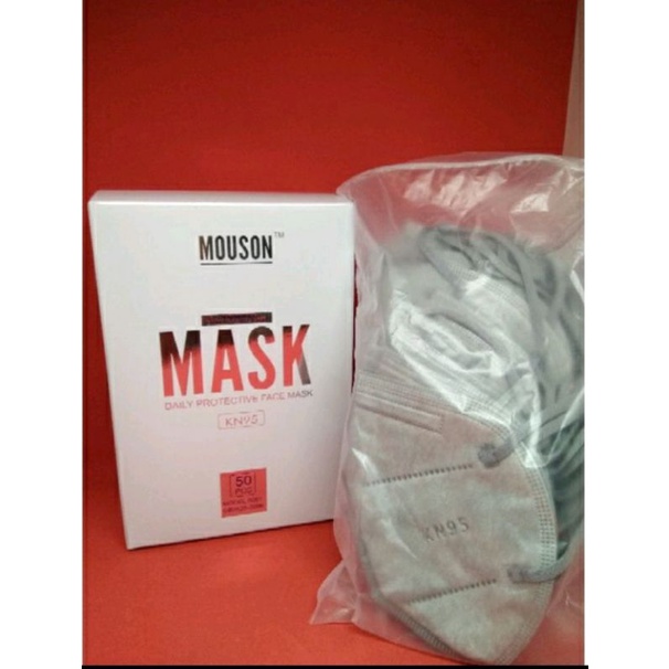 masker kn95 mouson 5ply isi 50lembar