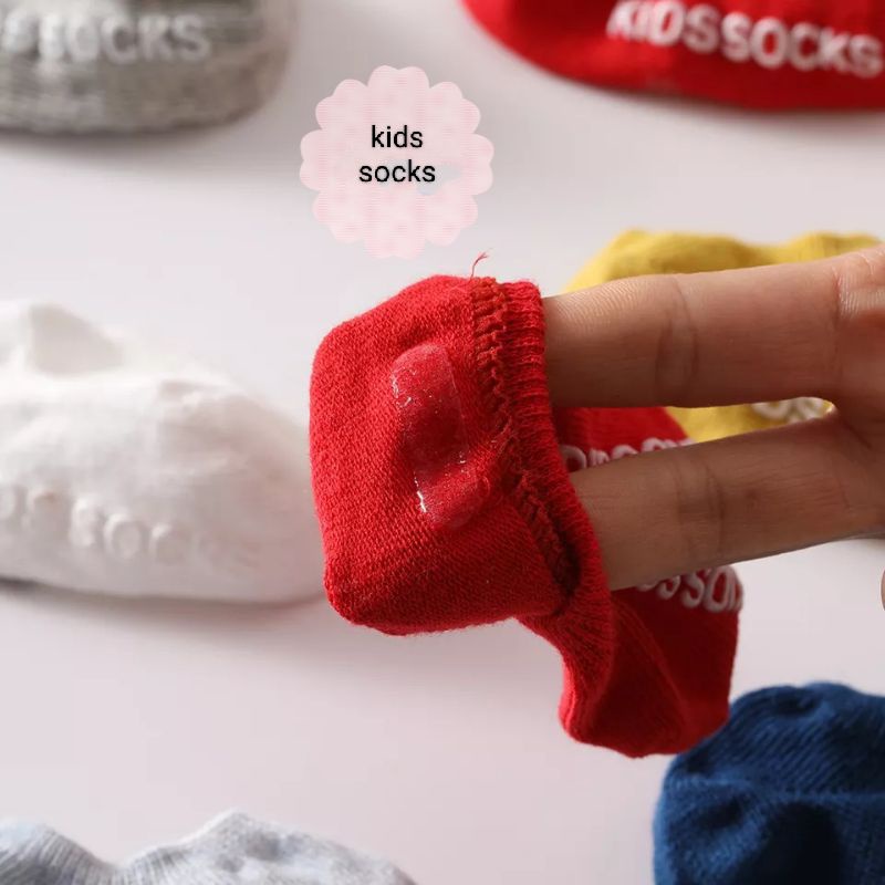 (GANBARU) KAOS KAKI ANAK ANTI SLIP | KAOS KAKI PENDEK BAYI TIDAK LICIN | KAOS KAKI UNISEX | BABY SOCKS PREMIUM QUALITY