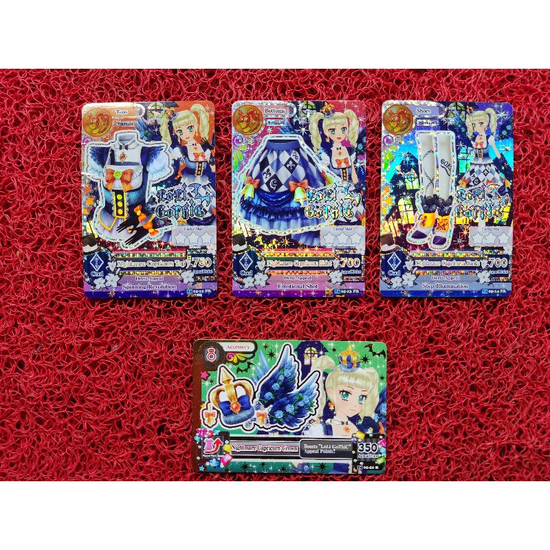Loli Gothic set Capricorn AIKATSU CARD