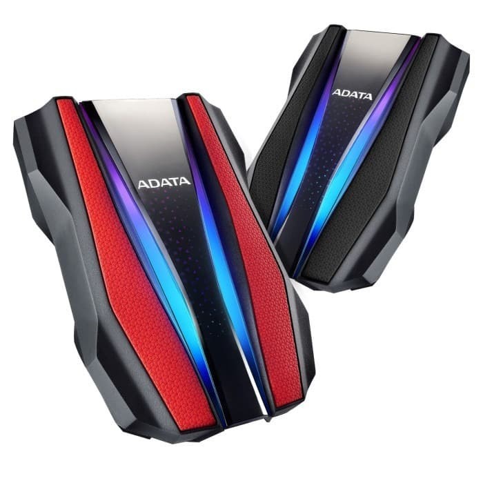 ADATA HD770G 2TB - RGB EXTERNAL HDD - Antishock & Waterproof USB 3.2