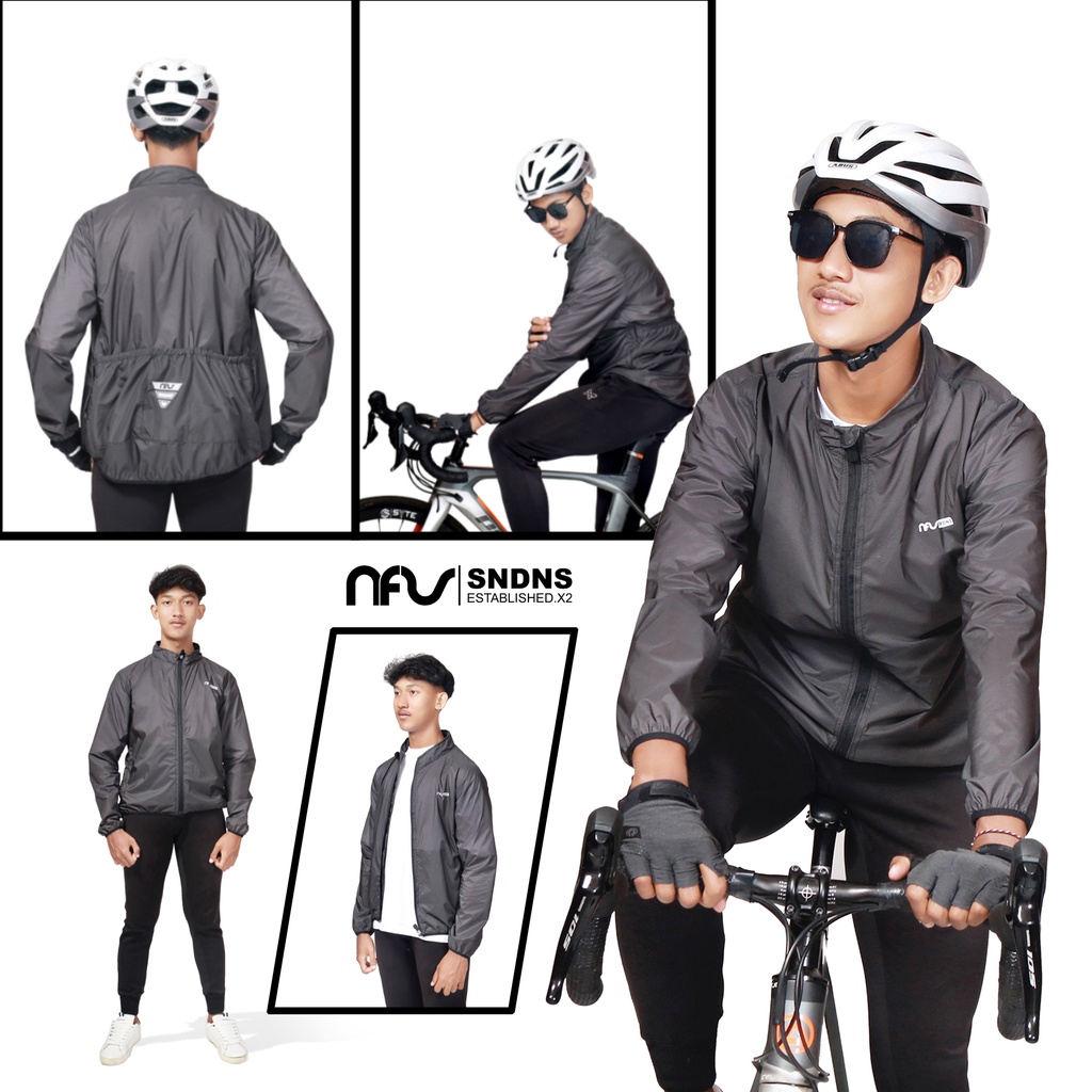 Jaket Sepeda Lightweight Cycling Jacket  Windproof Windbreaker