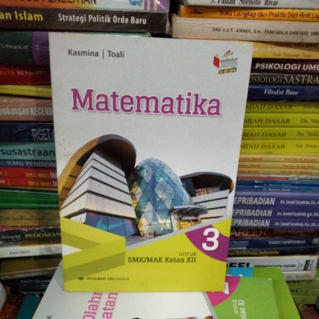 Matematika untuk SMK kelas 12 original bekas Erlangga