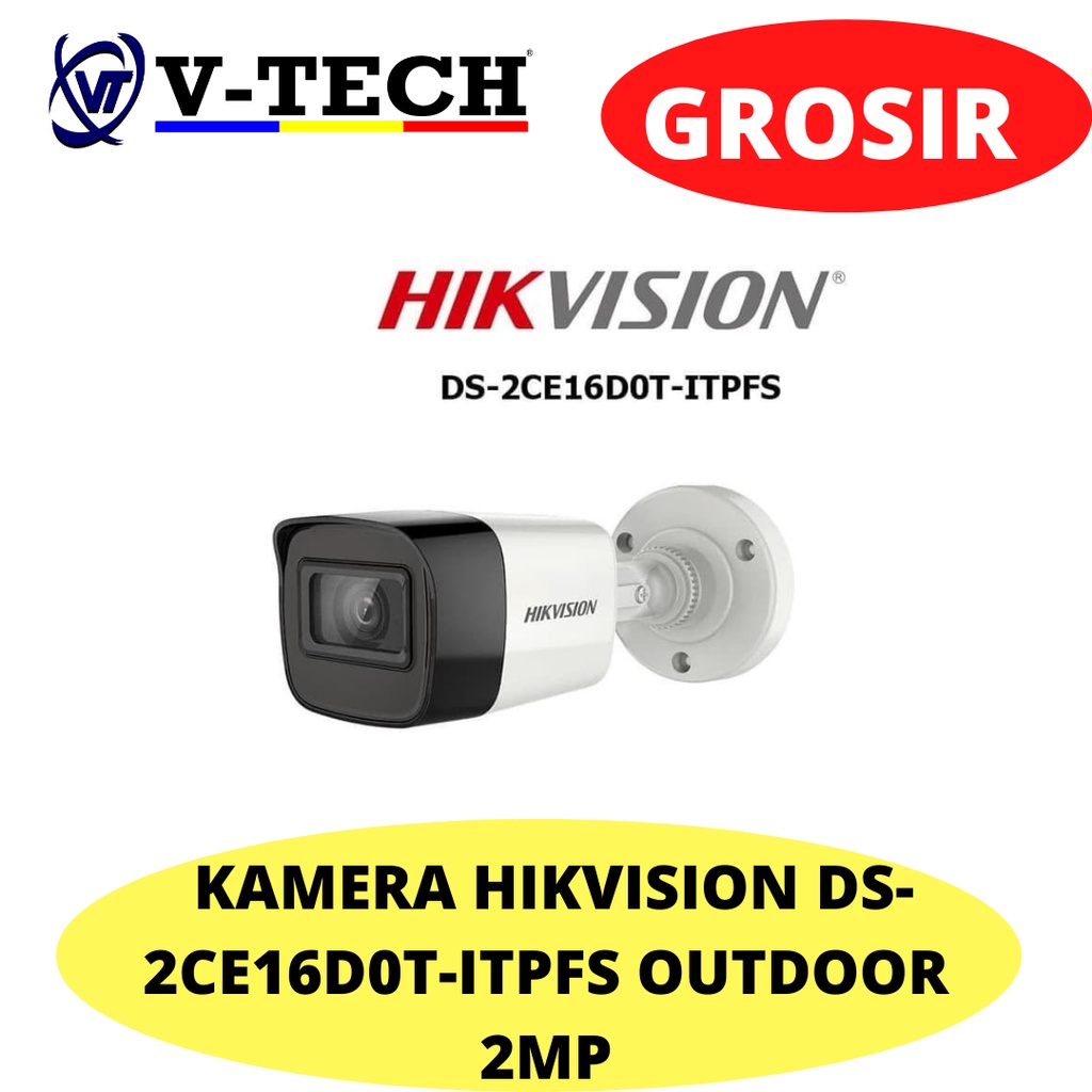 KAMERA HIKVISION DS- 2CE16D0T-ITPFS OUTDOOR 2MP
