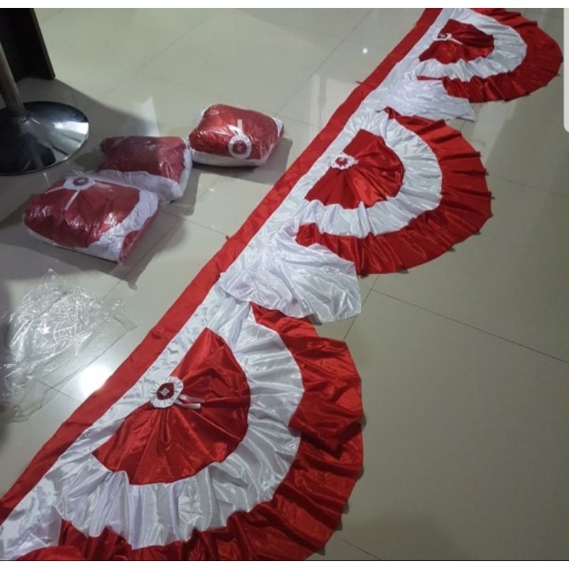 Bendera merah putih gelombang