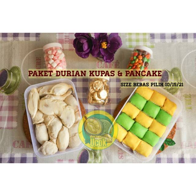 

Durian Kupas Medan & Pancake Durian - Paket 2 Box Durian Kupas Medan & Pancake