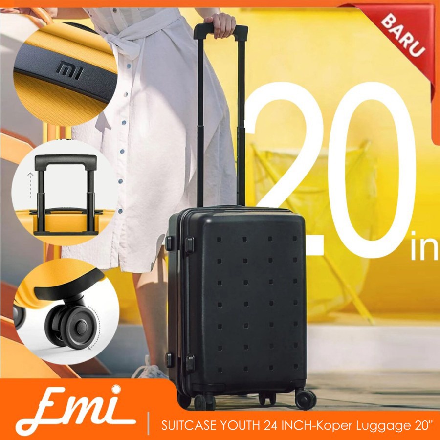 MIJIA SUITCASE YOUTH 24 INCH-Koper Luggage 20&quot; dan 24&quot; Travel