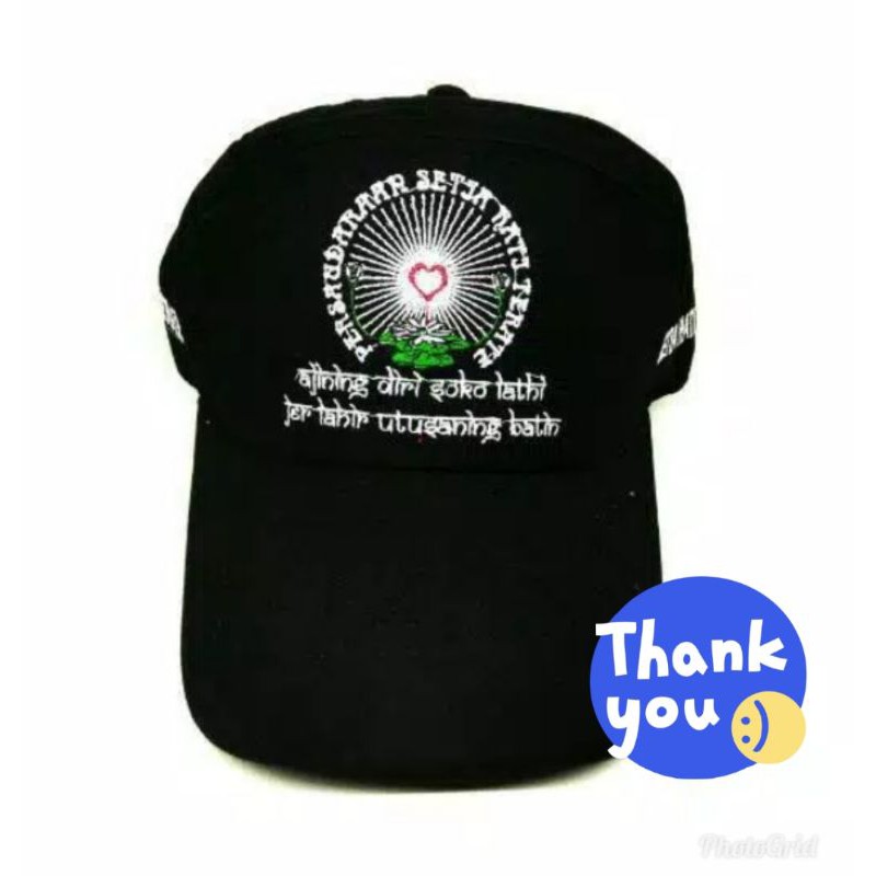 topi PSHT tebal bordir komputer