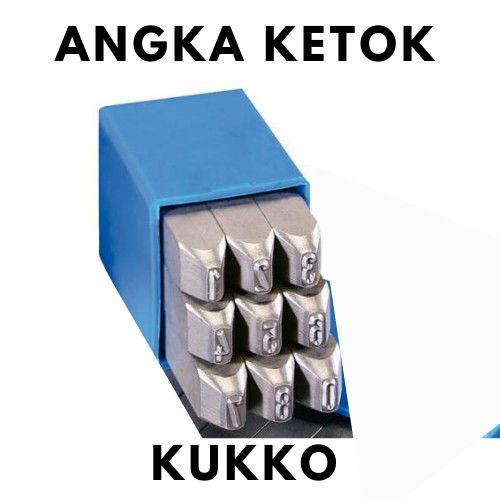KUKKO Angka Ketok Mirror 5mm (HANYA ANGKA)