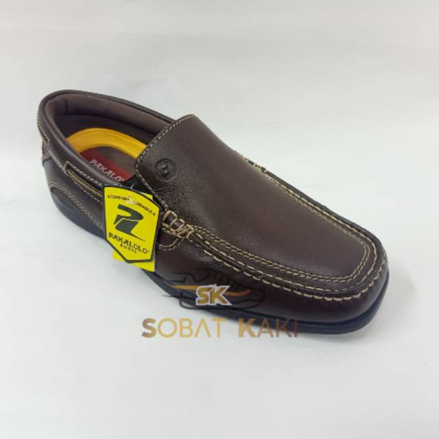 Sepatu Slip On Kulit Pria Pakalolo 521 A