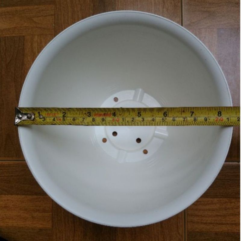 POT SUPER TAWON 21 PUTIH POT BUNGA TANAMAN HIAS