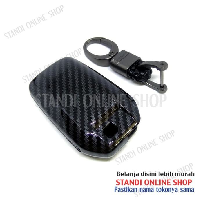 Cover Smartkey Sarung Kunci Toyota All New Fortuner VRZ Carbon Hitam