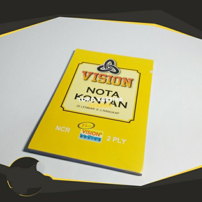 

Buju nota kontan 2 ply / 2 rangkap isi 25 lembar merek vision
