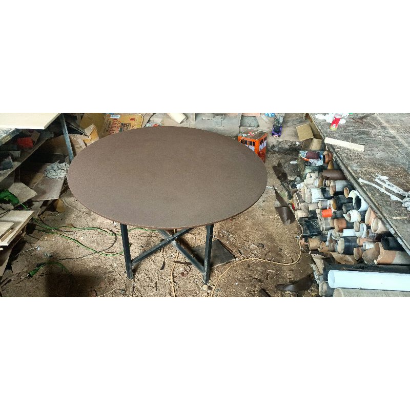 meja bundar DM 120x70